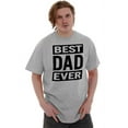 thumbnail image 4 of Cool Best Dad Ever Father's Day Men's Graphic T Shirt Tees Brisco Brands S, 4 of 5