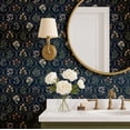 thumbnail image 4 of S4Sassy Peel & Stick Vinyl Wallpaper, Botanical Trellis Wall Paper Contact Paper Waterproof - Blue, 25"X 60", Removable Asian Style Covering For Home Decor In Bedrooms & Living Areas, Cabinets, 4 of 9