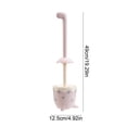 thumbnail image 3 of AURIGATE Egg Shell Toilet Brush with Holder 4.92×19.29in Soft Bristle Toilet Cleaner for Bathroom Deep Cleaning Storage, 3 of 6