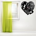 thumbnail image 3 of simhoa LED Vinyl Wall Clock with Couple Pattern Clocks Night Lamp Wall Art with Battery Mode, 3 of 8