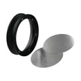 thumbnail image 2 of Embudo dosificador magnético para café expreso, herramienta Barista, anillo dosificador de café con 2 filtros Negro 53mm, 2 of 9