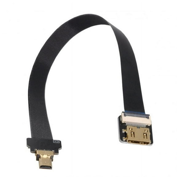 Xiwai CYFPV Mini HDMI Female to Micro HDMI Male Extension FPC Flat Cable 1080P for FPV HDTV Multicopter Aerial Photography