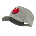 thumbnail image 2 of Martial Arts Logo Yin and Yang Embroidered Cap - Grey OSFM, 2 of 5