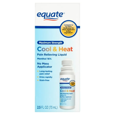 Equate Maximum Strength Cool & Heat Pain Relieving Liquid, 2.5 (Best Otc Muscle Pain Relief)