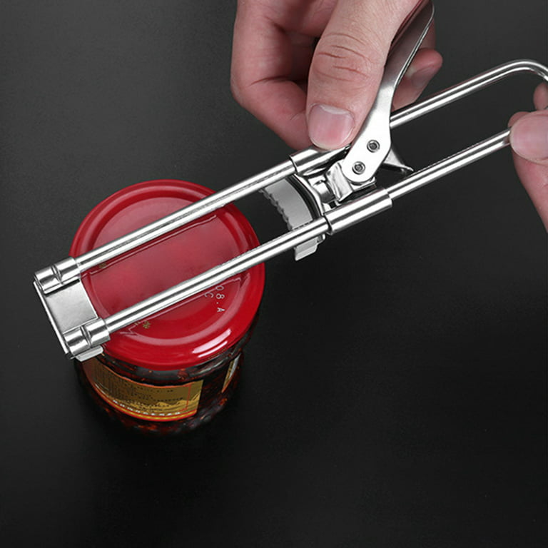 Master Opener Adjustable Jar and Bottle Opener Adjustable Multifunction Stainless Steel Can Opener Jar Lid Gripper Manual Jar Opener Kitchen