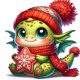 thumbnail image 1 of Kit DIY 5D Dragón Cgtredaw Invierno 30x30cm, 1 of 9