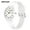 All white, variant on Sport Quartz Watch – Waterproof Alloy Case, Silicone Strap, Luminous Dial
