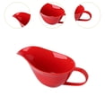 thumbnail image 6 of Fancyes Gravy Boat Gravy Jug Gravy Pourer Kitchen Acceesories Sauce Boat Container Porcelain Gravy Boat for Beefsteak Milk Dining BBQ red, 6 of 8