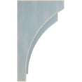 thumbnail image 2 of Ekena Millwork 4"W x 5 3/4"D x 10"H Medium Felix Wood Vintage Decor Corbel, Driftwood Blue, 2 of 6
