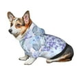 thumbnail image 6 of Uemuo Bird Butterfly Stripe for Winter Dog Hoodie Sweatshirts with Pockets Warm Dog Clothes for Small Dogs Chihuahua-Small, 6 of 8