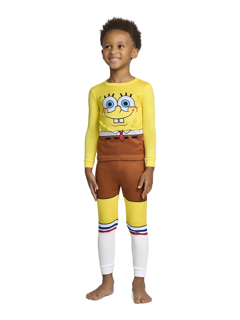 sponge bob spongebob pj set