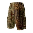 thumbnail image 4 of Hunting Camo Cargo Shorts with Multiple Pockets and Relaxed Fit, Awesome For Deer Season Fishing Trips Or Outdoor Hunts Army Green L, 4 of 4