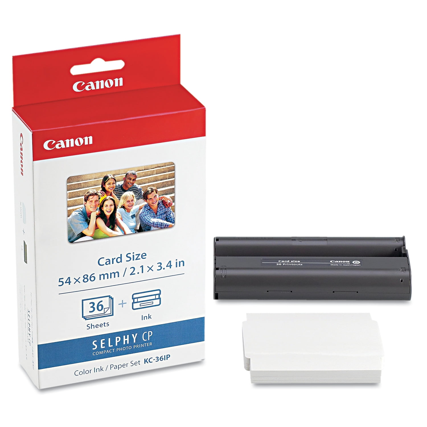 2 Pack Canon KP-36IP Color Ink/Paper Set 7737A001 2 - Adorama