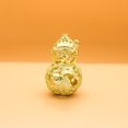 thumbnail image 3 of Qarigey Colgantes de latón con patrón de loto de calabaza, colgante dorado a prueba de decoloración, accesorio de joyería resistente, collar, regalo Accesorios de disfraces Pez Doble NO4 Qarigey AP016745-05, 3 of 6