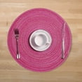 thumbnail image 4 of RUIQPGRT Sales Today Clearance Coolmade Round Woven Placemats Set Of 6 Dining Tables Home and Kitchen, 4 of 5