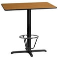 thumbnail image 4 of Flash Furniture 24" x 42" Laminate Top Pub Table in Walnut, 4 of 4