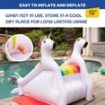 thumbnail image 3 of Giant Inflatable Unicorn Pool Slide w/Built-in Water Sprinklers for Kids- XL Size (98"x 51"x 51")- Durable, Easy to Inflate - Perfect for Summer Fun, 3 of 5