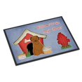 thumbnail image 1 of Caroline's Treasures Dog House Collection Briard Brown Alfombrilla para interiores o exteriores 18x27 BB2836MAT 18 x 27 Multicolor Caroline's Treasures BB2836MAT, 1 of 1