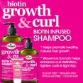 thumbnail image 3 of Difeel Growth and Curl Biotin Shampoo - Travel Size 2.5 Ounce, 3 of 10