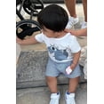 thumbnail image 5 of Toddler Infant Baby Boy Clothes Set Short Sleeve Shirt Shorts Summer Outfits (12-18 Months, White), 5 of 6