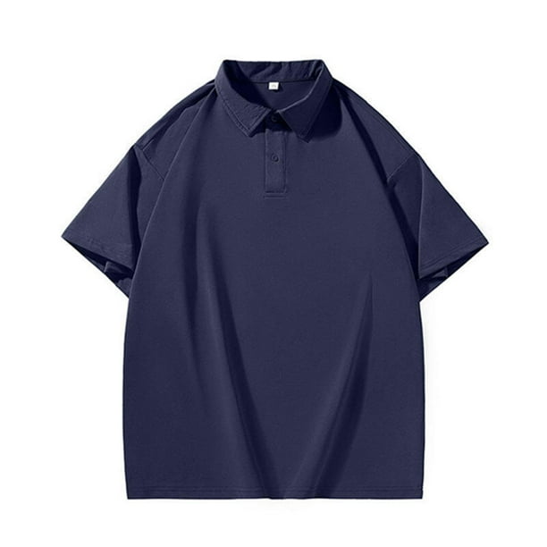 pstuiky camisetas de hombre, Camiseta holgada con cuello de listones para hombre Blusa holgada con cuello en V ropa de hombre xxxxl