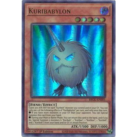 YuGiOh Brothers of Legend Ultra Rare Kuribabylon BROL-EN005