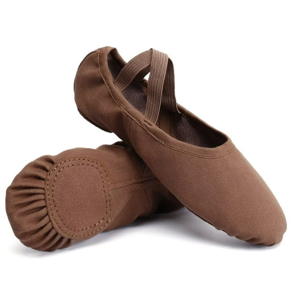 Dynadans Women's Ballet Shoes High Stretch Canvas Ballet Slippers for Girls