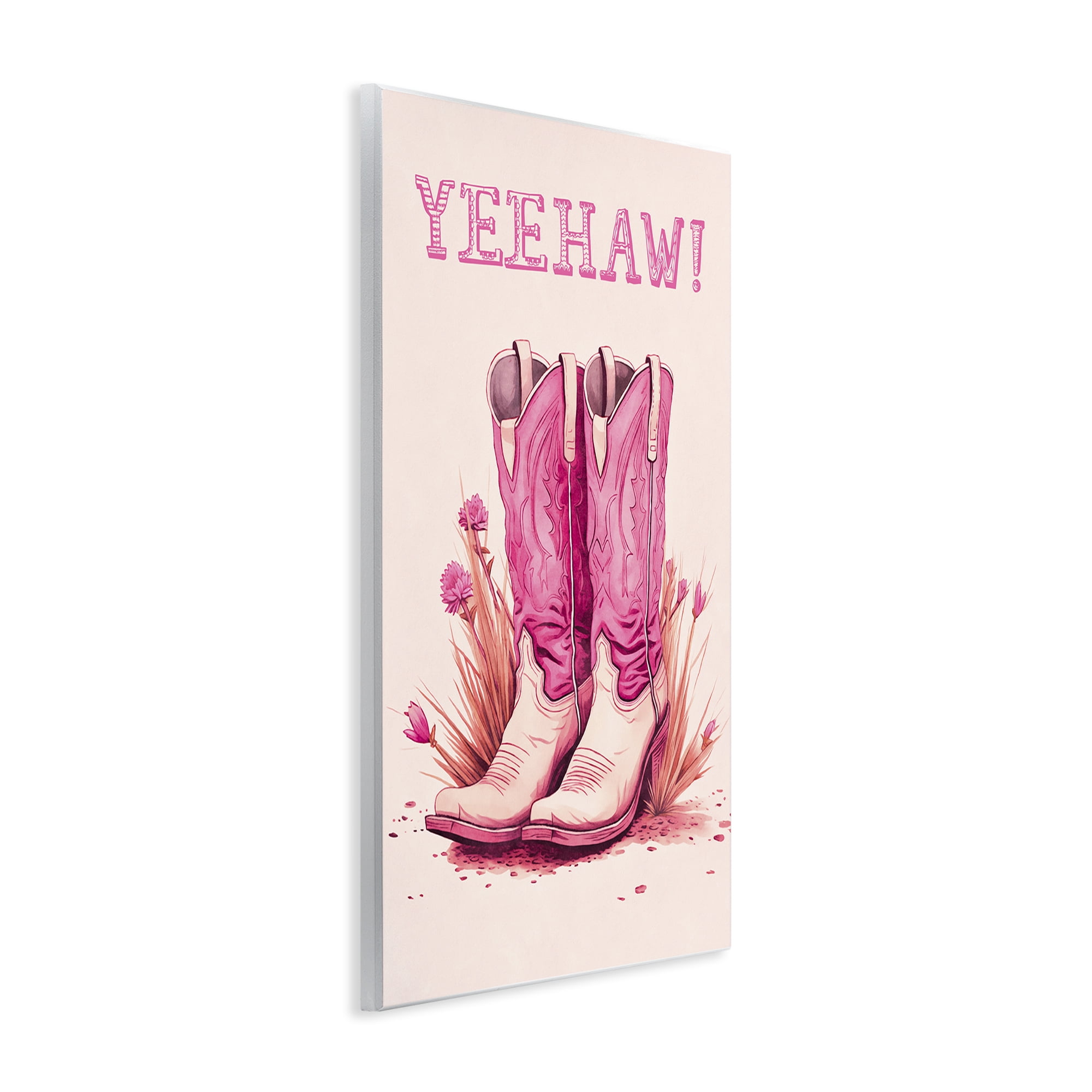 Stupell Industries Yeehaw Pastel Boots Fashion Painting Unframed Art Print Wall Art, 13 x 19