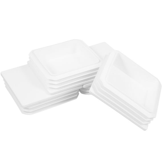 White ABS Plastic Post Caps for Decorative Sealing Cap for Fence 4 Pieces