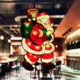 thumbnail image 2 of Secuencias de luces navideñas, decoraciones navideñas LED, árbol de Navidad de Papá Noel BRILLAR  Rojo Verde, 2 of 2
