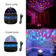 thumbnail image 5 of Rotating Starry Sky Projection Night Light Moon Star Lamp For Kids Baby Party Us, 5 of 6