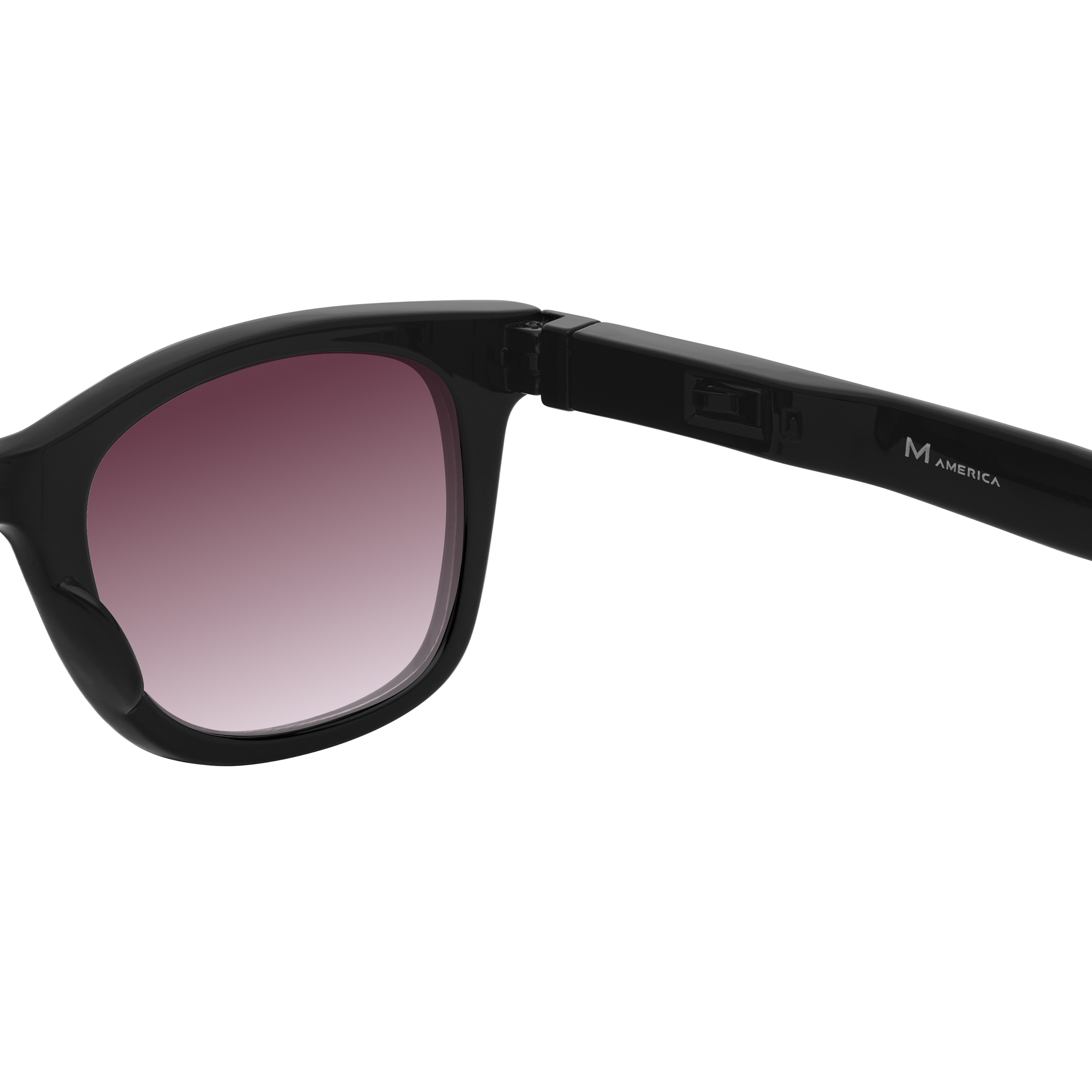 M America Unisex Neptune Black Wayfarer Sunglasses
