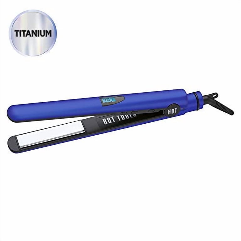 Hot Tools Professional Titanium Hair Straightener, 1 Inch Radiant