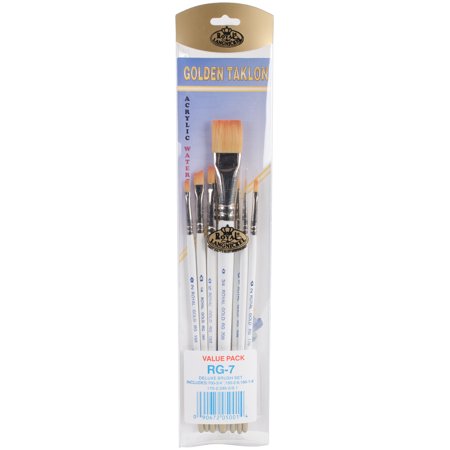 UPC: 0090672050014 | Royal Gold Royal and Langnickel Short Handle Paint Brush Set  Specialty  7-Piece