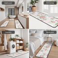thumbnail image 5 of Pioneer Flower Floral Print Pattern Kitchen Rugs Sets Of 3,Kitchen Runner Rugs Non Skid Washable,Decorative Kitchen Floor Mats for Kitchen,Sink,Laundry,17X30 Inch + 17X47 Inch + 17X59 Inch, 5 of 6