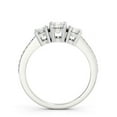 thumbnail image 3 of Meryn Jewel 1.9 Ct Round Cut Brilliant Diamond Ring - 14K White Gold Plated Anniversary Ring - 3 Stone Solitaire Engagement Ring for Women's - Wedding Jewelry, 3 of 3