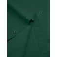 thumbnail image 3 of sogami Men's Breathable Cotton Linen Short Sleeve Button Down Summer Shirt, 3 of 8