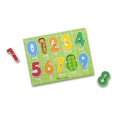 thumbnail image 1 of Melissa & Doug Puzzle À Chevilles Soulever Et Regarder 1-2-3, 1 of 4