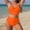 Orange, variant on High Waisted Bikini Sets for Women V Wire Two Piece Swimsuits Swim Suits 2026 Tummy Control Bathing Suit Orange M