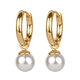 thumbnail image 2 of Aretes Mujer Oro 14k, LuckyLy Set de Regalo 3 en 1, Arracadas y Charms, Acero Inoxidable Baño Oro 14k, Zirconia Cúbica y Perlas – Joyería ideal como Regalos para Mujer San Valentín y Navidad, blanco, 2 of 7
