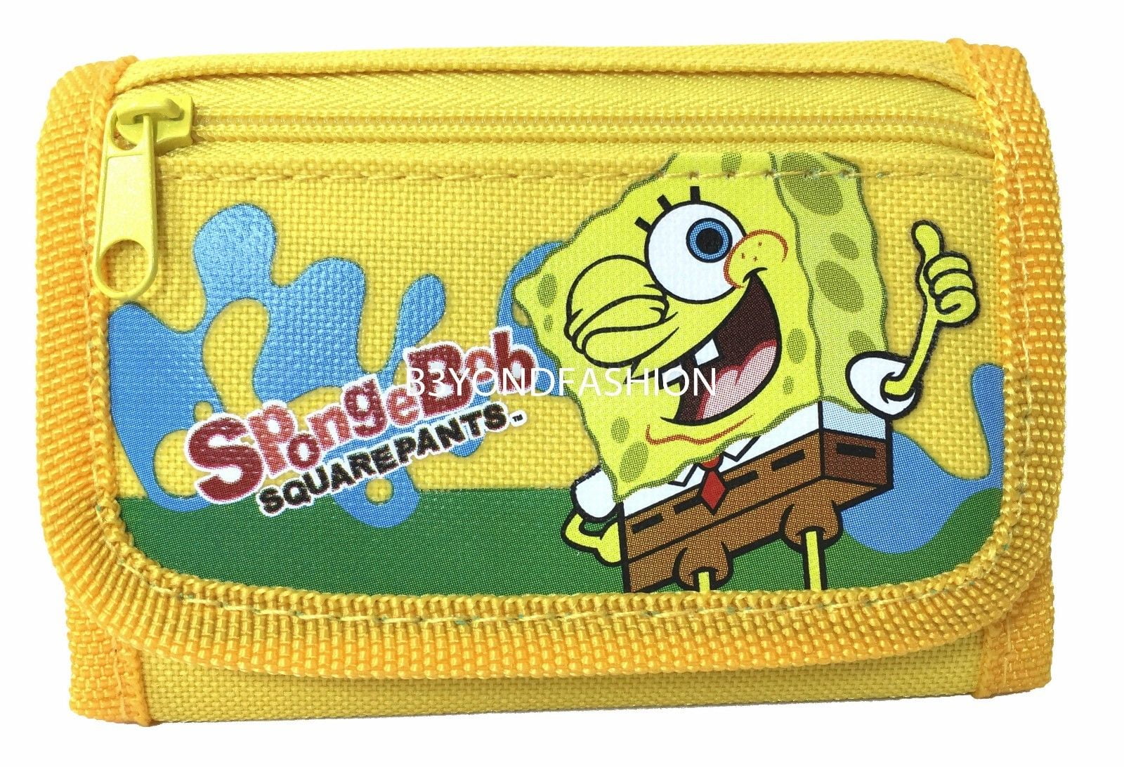 Spongebob Tri-fold Canvas Wallet - Walmart.com