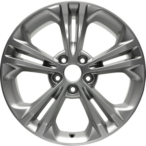 Remanufactured Painted Bright Silver Metallic Aluminum Wheel 18 x 8 DG1Z1007C fits 2013-2019 Ford Taurus