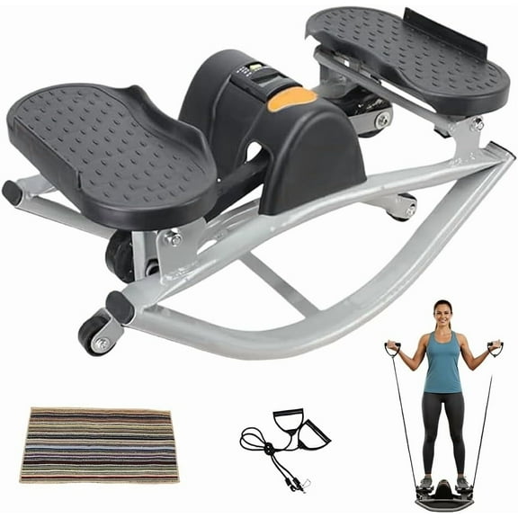 2026 New Rock Stepper Side to Side, Steppers for Exercise at Home, Lateral Rocking Fitness Stepper Home Workout Machine, Portable Compact Side-to-Side Steppers for Legs, Glutes, Abs