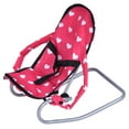 thumbnail image 2 of The New York Doll Collection Mega Baby Doll Accessory Play set Includes Dolls High Chair, 3-1 Doll Bouncer and Pack N Play Pink for 18-inch Dolls, 2 of 6