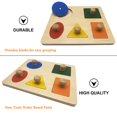 thumbnail image 3 of Juguete Rompecabezas de Madera Buootooy Montessori con Formas Múltiples para Bebés, 3 of 6