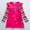 Hot Pink, variant on SDJMa Autumn Children's Girl's Clothing Long Sleeve Star Butterfly Embroidery Rainbow Two Pocket Dress