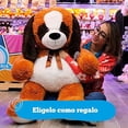 thumbnail image 4 of Perro de Peluche Gigante PELUCHERIA 120 cm Suave y Bonitos, 4 of 5