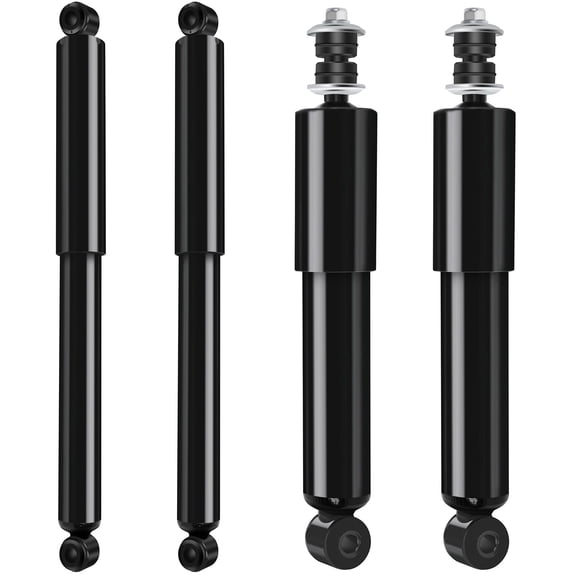 Shocks Front and Rear,ECCPP Shocks Absorbers for Nissan Auto Shocks Gas Strut Compatible with 2000 2001 2002 2003 2004 for Nissan Frontier Xterra 344469 37245 344015 911172 (Pack of 4)