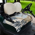 thumbnail image 2 of Golf Cart Seat Covers for 2 Seater,Retro Palm Trees Microfiber Cart Seat Towel Blanket,Summer Botanical Vintage Watercolor Absorbent Breathable Non Slip Bench Seats Protector for Golf Course 51"x31", 2 of 9