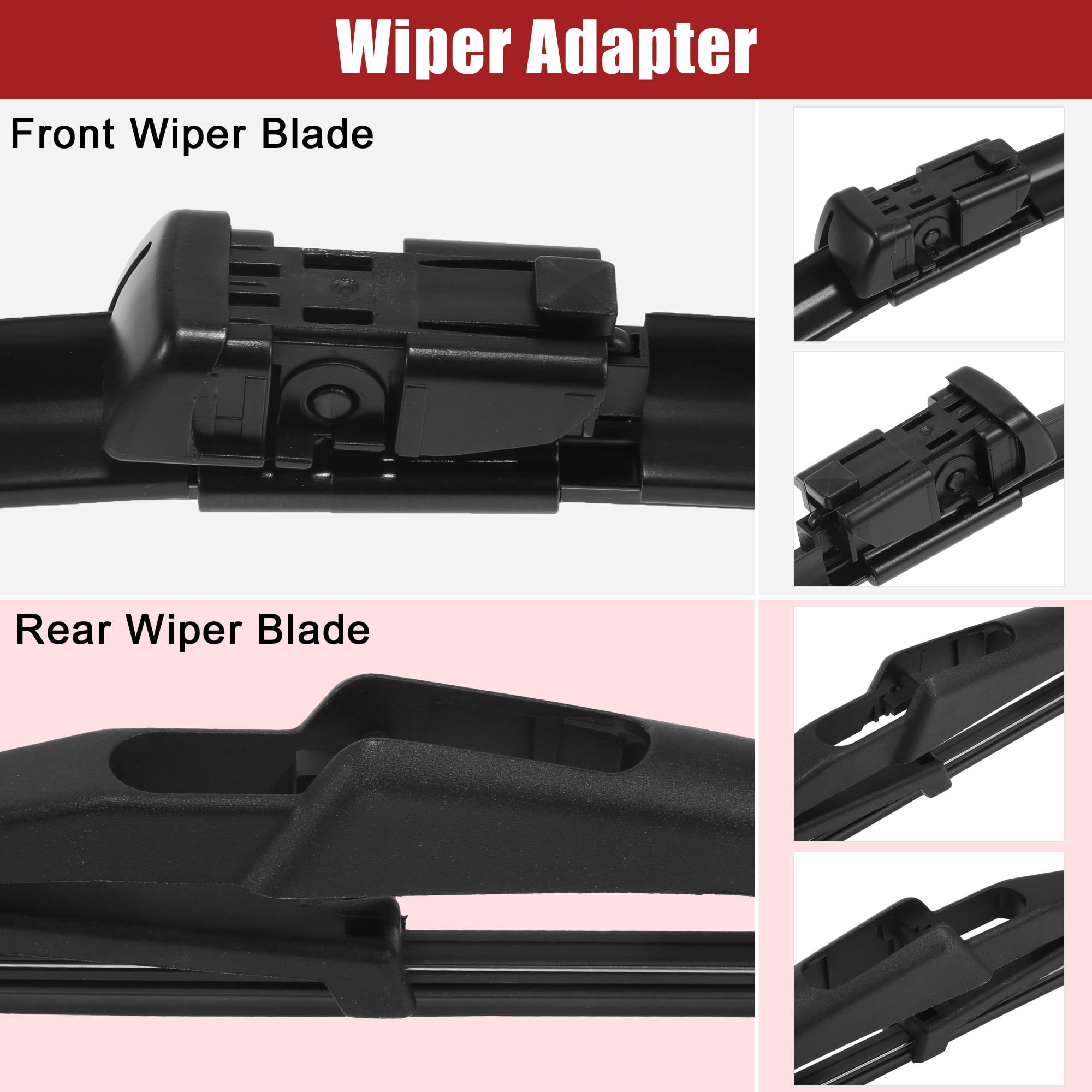 Unique Bargains 26 Inch 14 Inch 12 Inch Windshield Wiper Blade Set for Fiat 500X 2014 2023